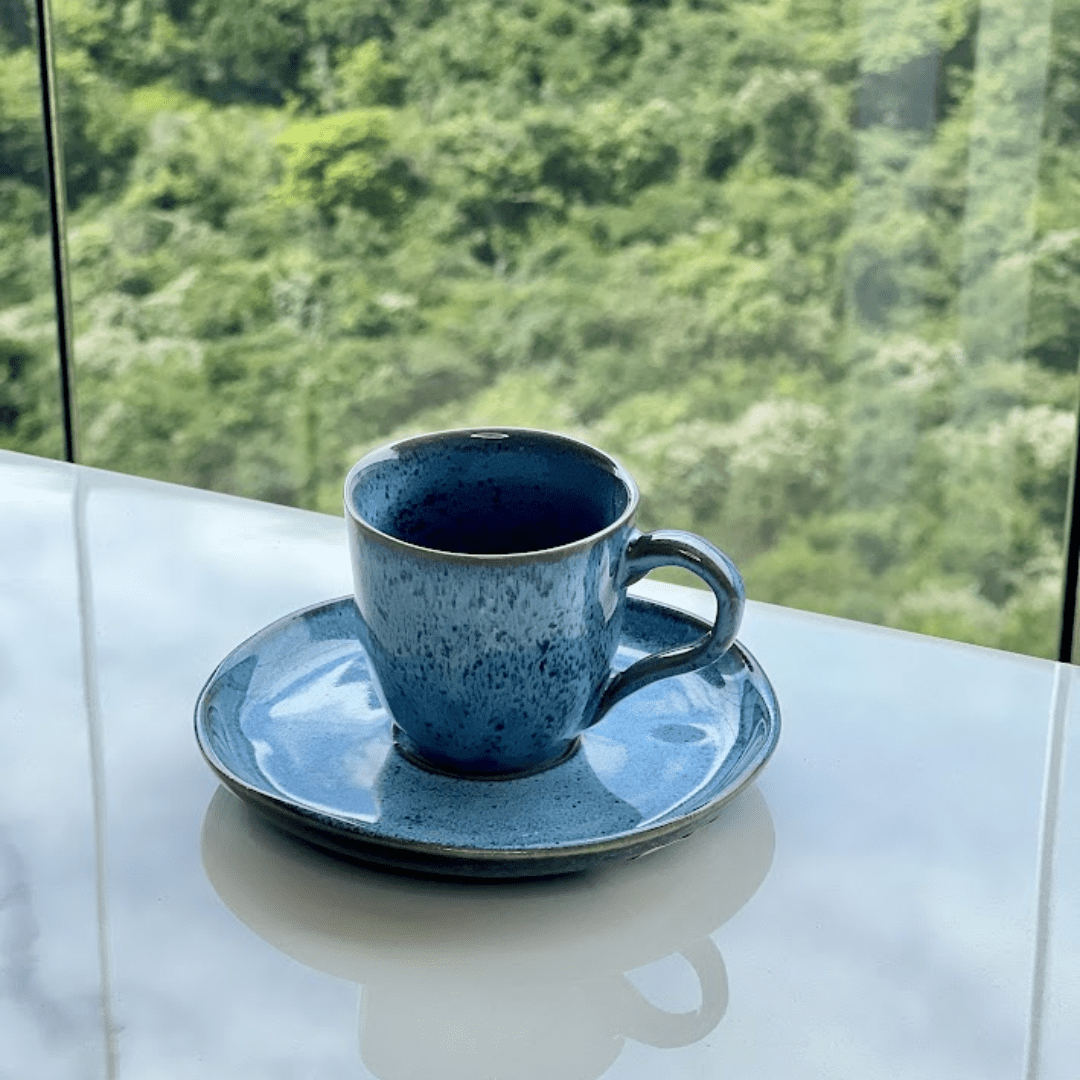 Jogo 6 Xícaras de Café Bio Breeze 120ml - Ela Decora