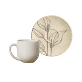 Jogo 6 Xícaras de Café com Pires Coup Bloom 112ml - Ela Decora