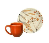 Jogo 6 Xícaras de Café com Pires Coup Ikebana 112ml - Ela Decora