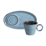 Jogo 6 Xícaras de Café com Pires Oval Neo Breeze 110ml - Ela Decora