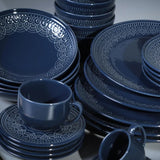 Jogo 6 Xícaras de Chá com Pires Agra Deep Blue Azul 260ml - Ela Decora