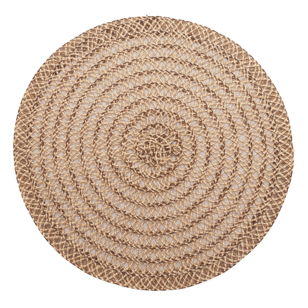 Jogo Americano Mesclado Flowered Marrom - 38 cm - Ela Decora