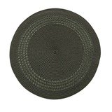 Jogo Americano Redondo Avulso Luna Tressê Musgo 38cm - Ela Decora