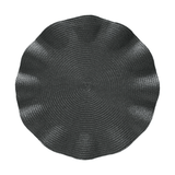 Jogo Americano Redondo Avulso Luna Wave Musgo 38cm - Ela Decora