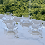 Conjunto de Xícaras de Chá com Pires