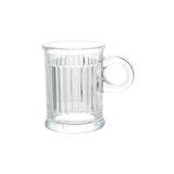 Jogo de 6 Xícaras de Café Coffee Time em Cristal - 85ml - Ela Decora