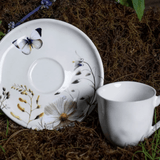 Jogo de 6 Xícaras de Café com Pìres Bio Encanto - Ela Decora