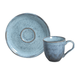 Jogo de 6 Xícaras de Chá com Pires Bio Breeze 170ml - Ela Decora