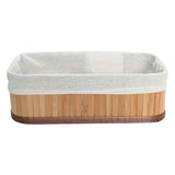 Jogo de Cestos Organizadores em Bambu 3 Peças - Ela Decora