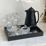 Jogo de Colheres em Aço Inox Estilo Flor 4 Peças - Ela Decora