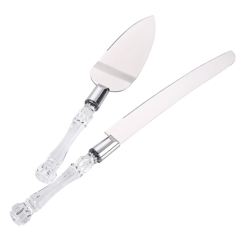 Jogo de Espátula e Faca para Bolo 2 Peças - Ela Decora