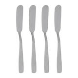 Jogo de Facas Espátula para Manteiga Inox 15cm 4 Peças - Ela Decora