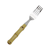 Jogo de Garfos Bambu Aço Inox - 4 Peças - Ela Decora