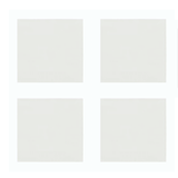 Jogo de Guardanapos Home Branco 40cm 4 Peças - Ela Decora