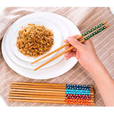 Jogo de Hashi 10 Peças Colorido 24cm - Ela Decora