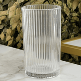 Jogo de Jarra com 6 Copos Graffiato de Vidro 7 Peças - Ela Decora