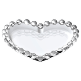 Jogo de Petisqueira Coração Cristal Pearl 4 Peças - Ela Decora