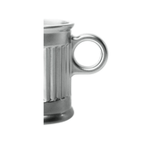 Jogo de Xicaras para Café em Cristal Cromada 85ml 6 Peças - Ela Decora