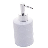 Jogo para Banheiro Acessórios Cerâmica Toulon Branco 3 Peças - Ela Decora