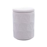 Jogo para Banheiro Leaf em Ceramica Branco 2 Peças - Ela Decora