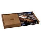 Jogo para Churrasco em Aço Inox e Cabo Castanho Polywood com Estojo 3 Peças Tramontina - Ela Decora