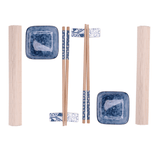 Jogo para Sushi em Bambu Koi 8 Peças - Ela Decora