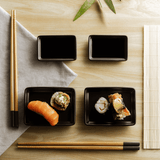 Jogo para Sushi em Bambu Saitama 7 Peças - Ela Decora