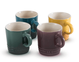 Jogo Set Canecas Espresso Botanique 4 peças 100ml Le Creuset - Ela Decora