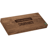 Jogo Trinchante para Churrasco Polywood Aço Inox e Cabo de Madeira Vermelho 4 Peças Tramontina - Ela Decora