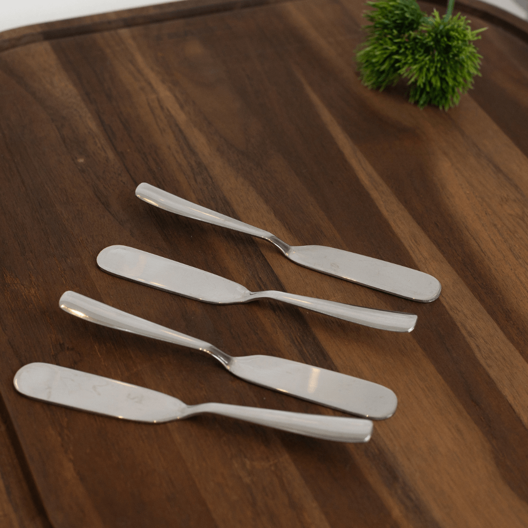 jogo de 4 espátulas cromada