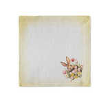 Kit 2 Guardanapos de Páscoa Amarelo com Argolas de Orelhinhas - Ela Decora