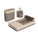 Kit Flat para Cozinha Bege 3 Peças - Ela Decora