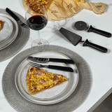 Kit para Pizza em Aço Inox Preto 14 Peças Tramontina - Ela Decora