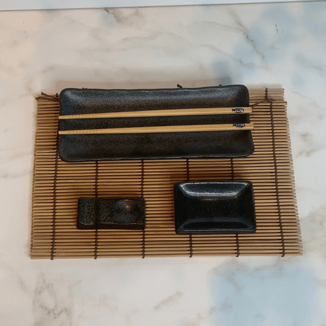 Kit para Sushi Individual de Cerâmica - Ela Decora