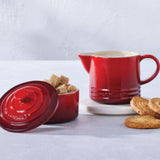 Kit Porta Creme e Açúcar Signature Cerâmica Vermelho Le Creuset - Ela Decora