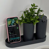 Kit Serene para Banheiro Cinza 4 Peças - Ela Decora