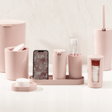 Kit Serene para Banheiro Rosa 4 Peças - Ela Decora