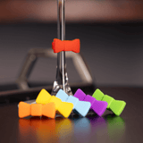 Kit 6 Marcadores de Taças Gravata Borboleta de Silicone