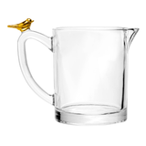 Leiteira de Cristal Golden Bird 250ml - Ela Decora