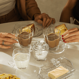 Leiteira de Vidro Butterfly 230ml - Ela Decora