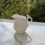 Leiteira em Porcelana Birds Branca 230ml - Ela Decora