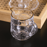 leiteira jarra de cristal com borboleta