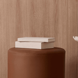 Livro Caixa de Mdf em Linho Bege 33cm x 26cm - Ela Decora