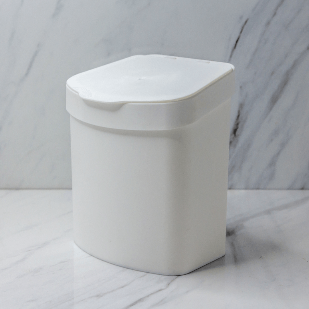 Lixeira 2,5 litros Branca - Ela Decora