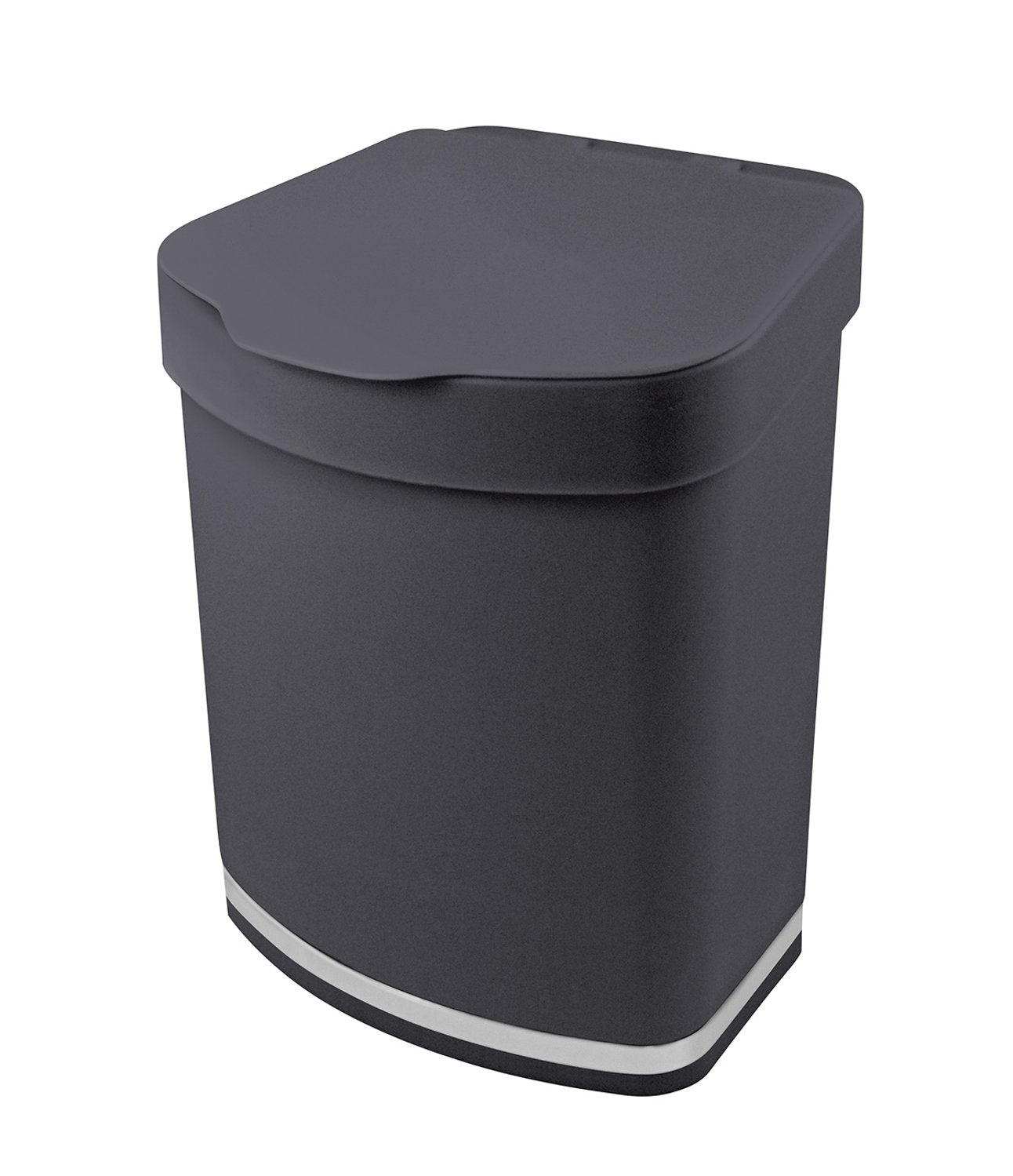 Lixeira 2,5 Litros Cinza Chumbo - Ela Decora