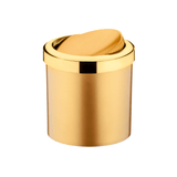 Lixeira Basculante 5 Litros Dourada - Ela Decora