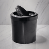 Lixeira Basculante 5 litros Preta - Ela Decora