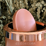 Lixeira Basculante 5 Litros Rose Gold - Ela Decora