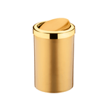 Lixeira Basculante 8 Litros Dourada - Ela Decora