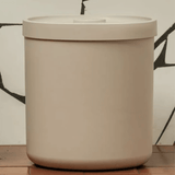 Lixeira Bold Bege 6 Litros - Ela Decora